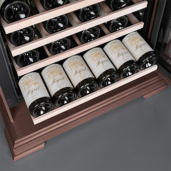 картинка Отдельностоящий винный шкаф Meyvel MV46PRO-KBT2 (Итальянский орех) 