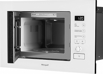 картинка Микроволновая печь встраиваемая Weissgauff BMWO-209 PDW белая 