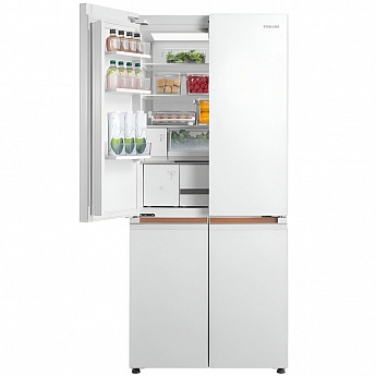 картинка Полувстраиваемый холодильник Toshiba GR-RF695WI-PGJ(67) белый 