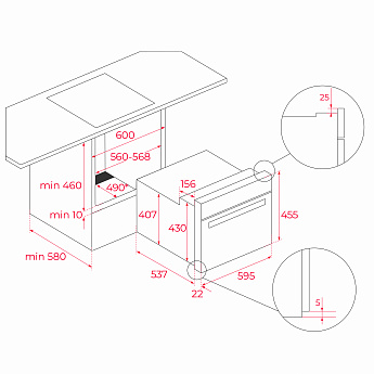 картинка Микроволновая печь Teka MLC 84-G1 Infinity Matt Black 