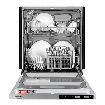 картинка Посудомоечная машина встраиваемая Maunfeld MLP60020 Light Beam нержавеющая сталь 