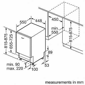 картинка Посудомоечная машина встраиваемая Bosch SPV4HMX65Q  картинка Посудомоечная машина встраиваемая Bosch SPV4HMX65Q