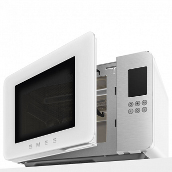 картинка Микроволновая печь отдельностоящая Smeg MOC01WHMEU 