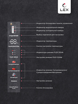 картинка Полувстраиваемый холодильник Lex LSB458STGIDBI  