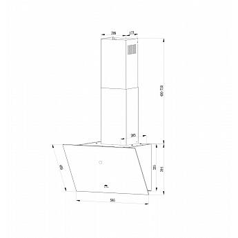 картинка Кухонная вытяжка Millen MKH 601 WH  картинка Кухонная вытяжка Millen MKH 601 WH