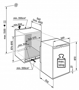 картинка Встраиваемый холодильник Liebherr IRCI 3950 