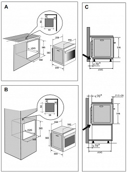 картинка Электрический духовой шкаф De Dietrich DOP8786X PLATINUM 