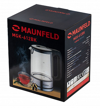 картинка Чайник Maunfeld MGK-612BK  картинка Чайник Maunfeld MGK-612BK