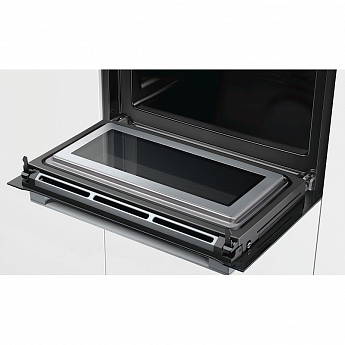 картинка Электрический духовой шкаф с функцией СВЧ Bosch CMG633BB1 черный 