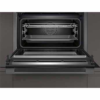 картинка Электрический духовой шкаф с функцией СВЧ Neff C17MR02G0 GraphiteGrey 