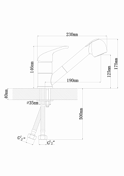 картинка Смеситель Dr. Gans СОНАТА 