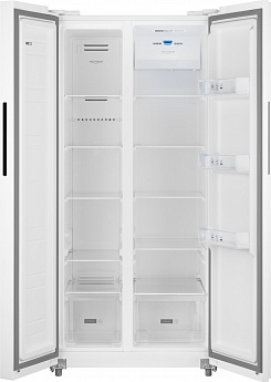 картинка Отдельностоящий холодильник Weissgauff WSBS 500 Inverter NoFrost White 