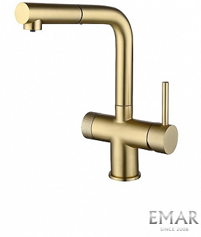картинка Смеситель Emar ЕС - 7026 Matt Gold 