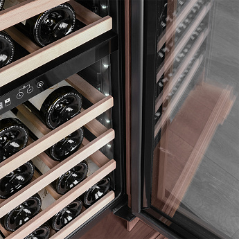 картинка Отдельностоящий винный шкаф Meyvel MV46PRO-KBT2 (Итальянский орех) 