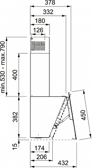 картинка Кухонная вытяжка наклонная Franke FPJ 915 V WH A 