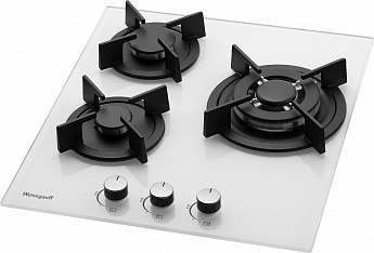 картинка Газовая варочная панель Weissgauff HGG 451 WGh Nano Glass 