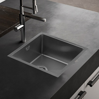 картинка Мойка для кухни Melana D4545H PROFLINE сатин  картинка Мойка для кухни Melana D4545H PROFLINE сатин