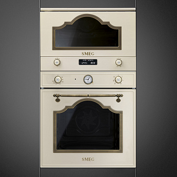 картинка Микроволновая печь Smeg MP722PO бежевый  картинка Микроволновая печь Smeg MP722PO бежевый