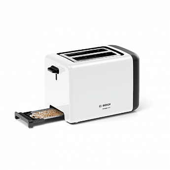 картинка Тостер Bosch TAT3P421 белый  картинка Тостер Bosch TAT3P421 белый