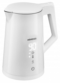 картинка Чайник Monsher MK 501 BLANC  картинка Чайник Monsher MK 501 BLANC