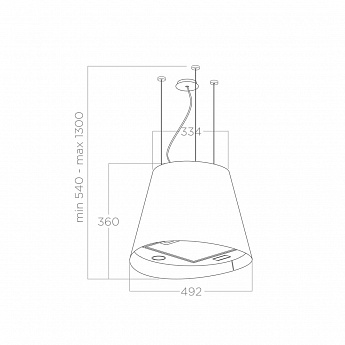 картинка Кухонная вытяжка Elica JUNO URBAN CAST IRON/F/50 