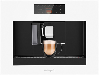 картинка Кофемашина Weissgauff WCMI-572 Touch Cappuccino белая  картинка Кофемашина Weissgauff WCMI-572 Touch Cappuccino белая