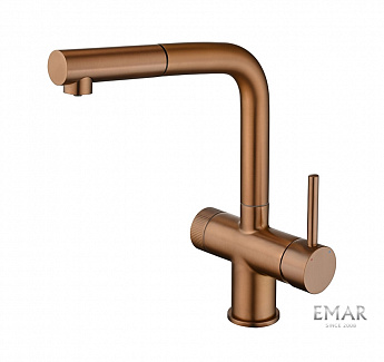 картинка Смеситель Emar ЕС - 7026 PVD Coppery  картинка Смеситель Emar ЕС - 7026 PVD Coppery