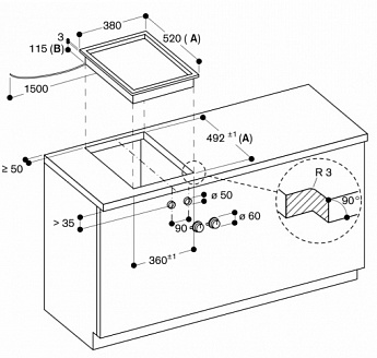 картинка Панель теппан-яки Gaggenau VP414115  