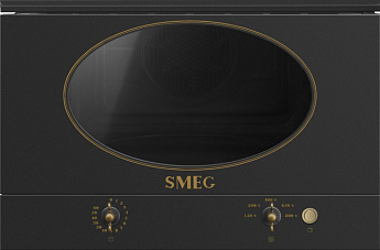 картинка Микроволновая печь Smeg MP822NAO антрацит  картинка Микроволновая печь Smeg MP822NAO антрацит