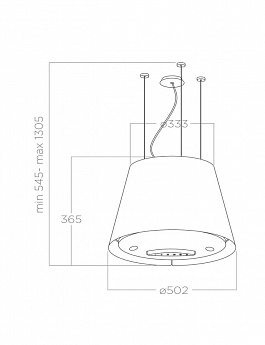 картинка Кухонная вытяжка Elica EASY UX IX/F/50  картинка Кухонная вытяжка Elica EASY UX IX/F/50