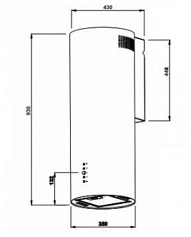 картинка Кухонная вытяжка Weissgauff Gracia WH 