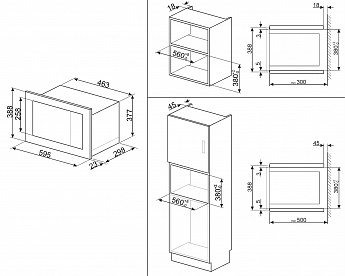 картинка Микроволновая печь Smeg FMI017X 