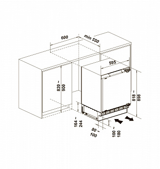 картинка Морозильная камера Lex FBI 101 DF 