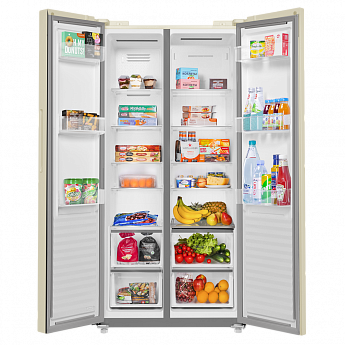 картинка Холодильник MFF191NFBG бежевое стекло 