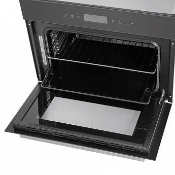 картинка Электрический духовой шкаф Maunfeld AMCO458GB черный  картинка Электрический духовой шкаф Maunfeld AMCO458GB черный