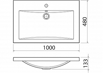 картинка Раковина Florentina Анита 1000  картинка Раковина Florentina Анита 1000