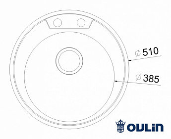 картинка Мойка для кухни Oulin OL-R510 