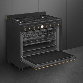 картинка Комбинированная кухонная плита Smeg CO96GMA9  картинка Комбинированная кухонная плита Smeg CO96GMA9