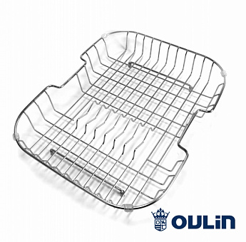 картинка Oulin корзина для посуды(фруктов) Ol-111L хром  картинка Oulin корзина для посуды(фруктов) Ol-111L хром