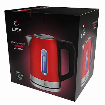 картинка Чайник Lex LX 30018-4  картинка Чайник Lex LX 30018-4