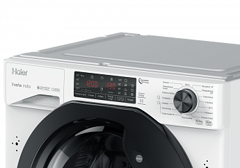 картинка Стиральная машина с сушкой Haier HWDQ90B416FWB-RU 