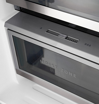 картинка Полувстраиваемый холодильник Lex LFD424STGIDBI каменно-серая стеклянная дверца 