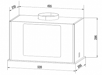 картинка Кухонная вытяжка Weissgauff Aura 1200 Remote WH 