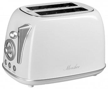 картинка Тостер Monsher MT 301 BLANC  картинка Тостер Monsher MT 301 BLANC