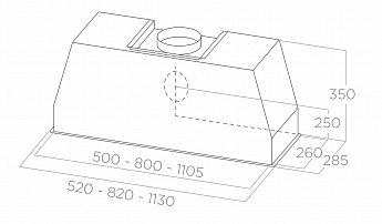 картинка Кухонная вытяжка Elica CT35 PRO IX/A/90 