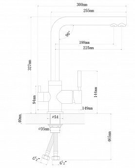 картинка Смеситель LONGRAN SPRINT UNIVERSAL LM2195  картинка Смеситель LONGRAN SPRINT UNIVERSAL LM2195
