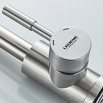 картинка Смеситель Ledeme L74998A-3 нержавеющая сталь 