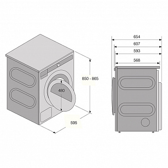 картинка Сушильная машина Asko TDC1781H.W.Р 