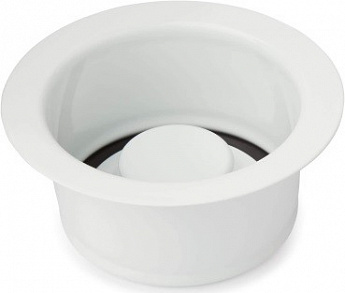 картинка Металлическая горловина с ситечком Bone Crusher белая  