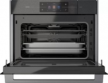 картинка Электрический духовой шкаф с функцией СВЧ и пароварки Asko OCSM8478G 